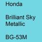 Preview: Honda, Brilliant Sky Metallic, BG-53M.